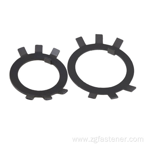 m6 Tab Washers Black Oxide Tab Washers for Round Nuts